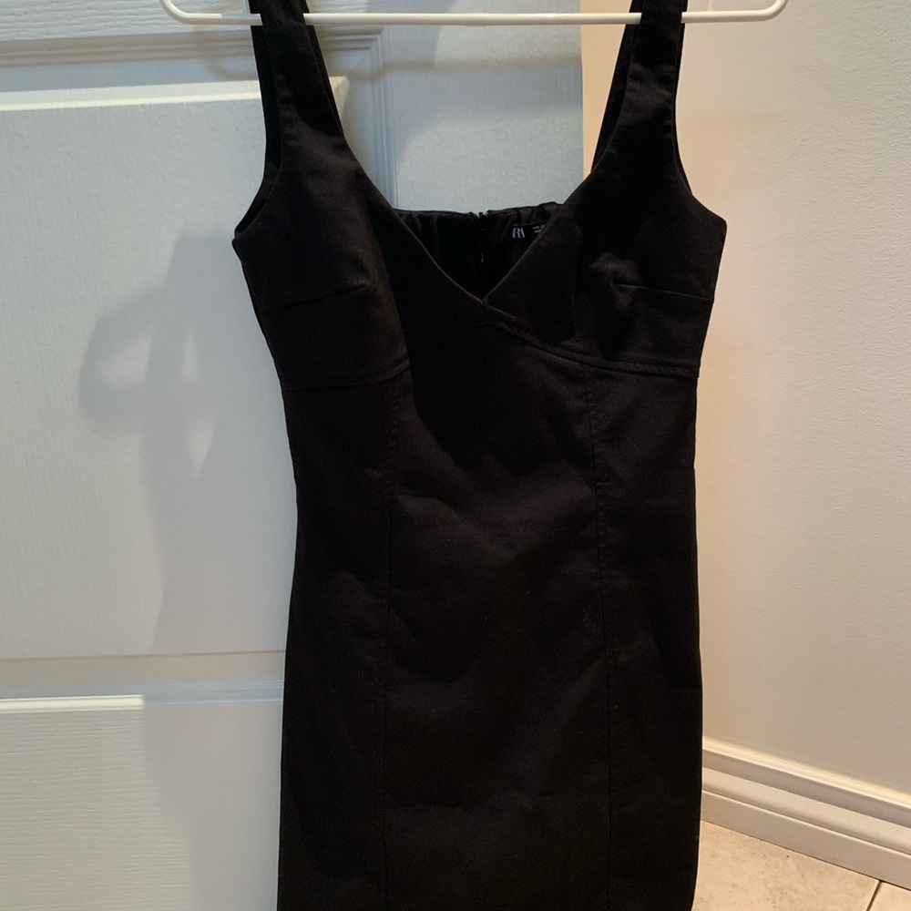 Zara back mini dress